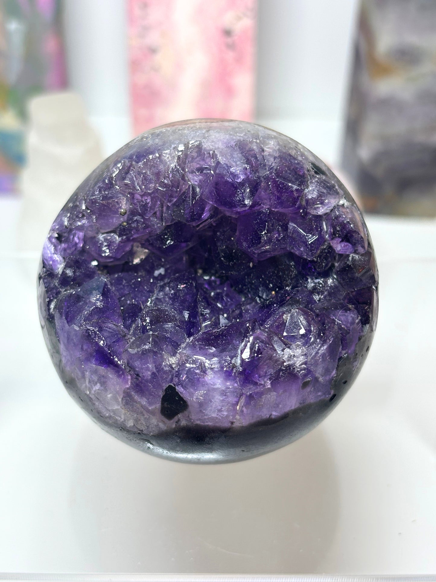 Sphere - Amethyst Cluster - A