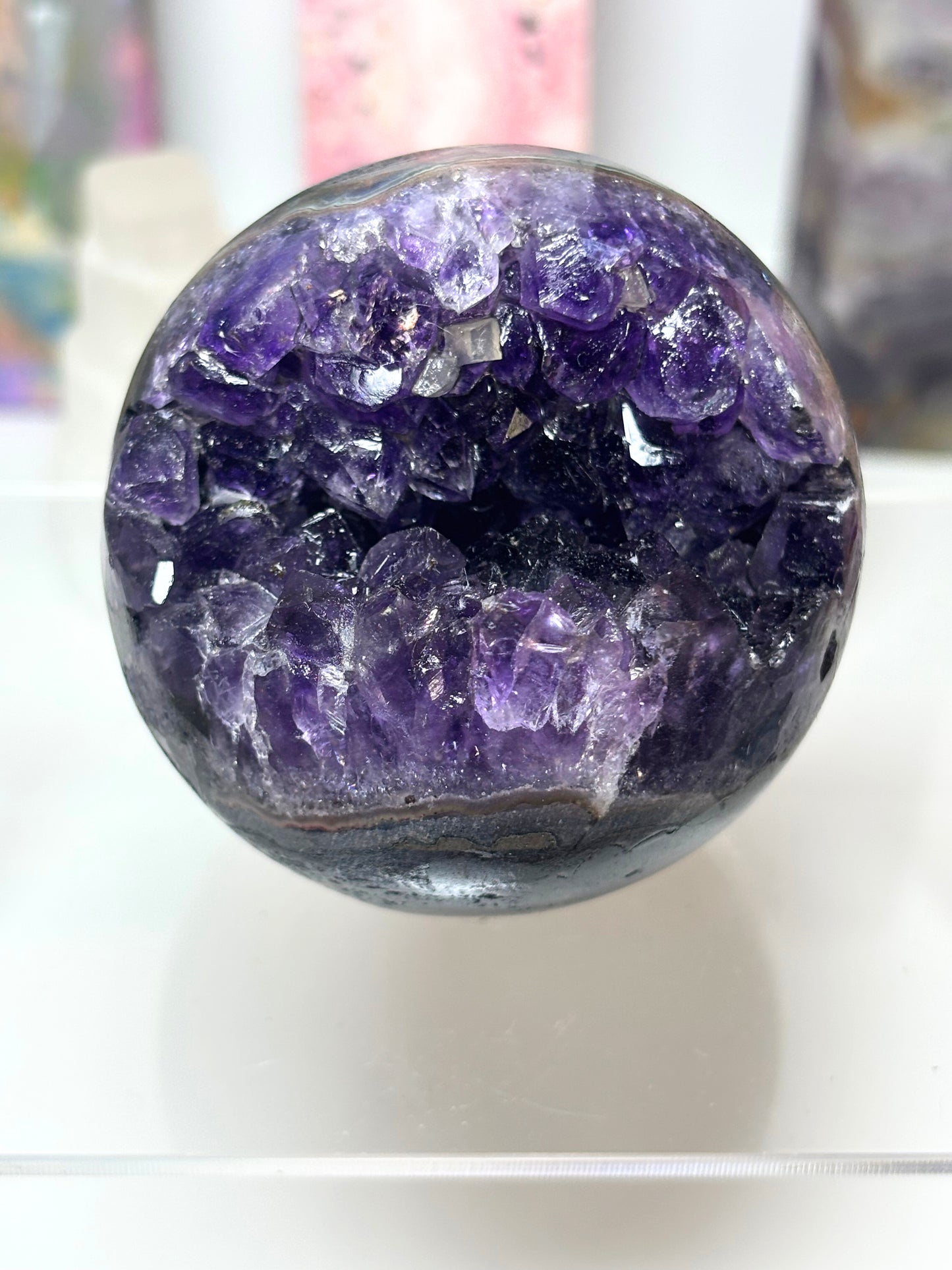 Sphere - Amethyst Cluster - B