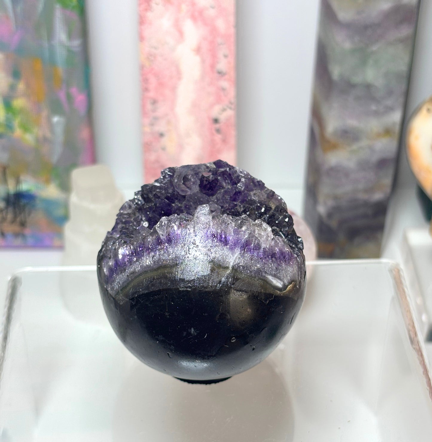 Sphere - Amethyst Cluster - D