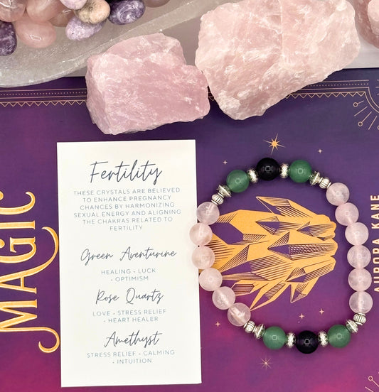 Crystal Intention Bracelet - Fertility