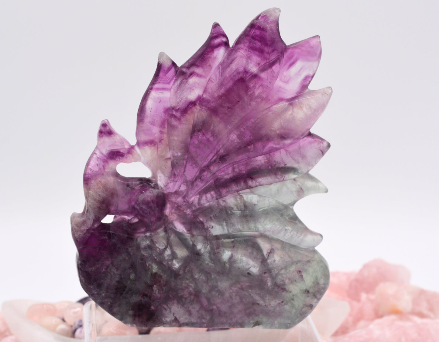 Watermelon Fluorite Nine-Tailed Fox