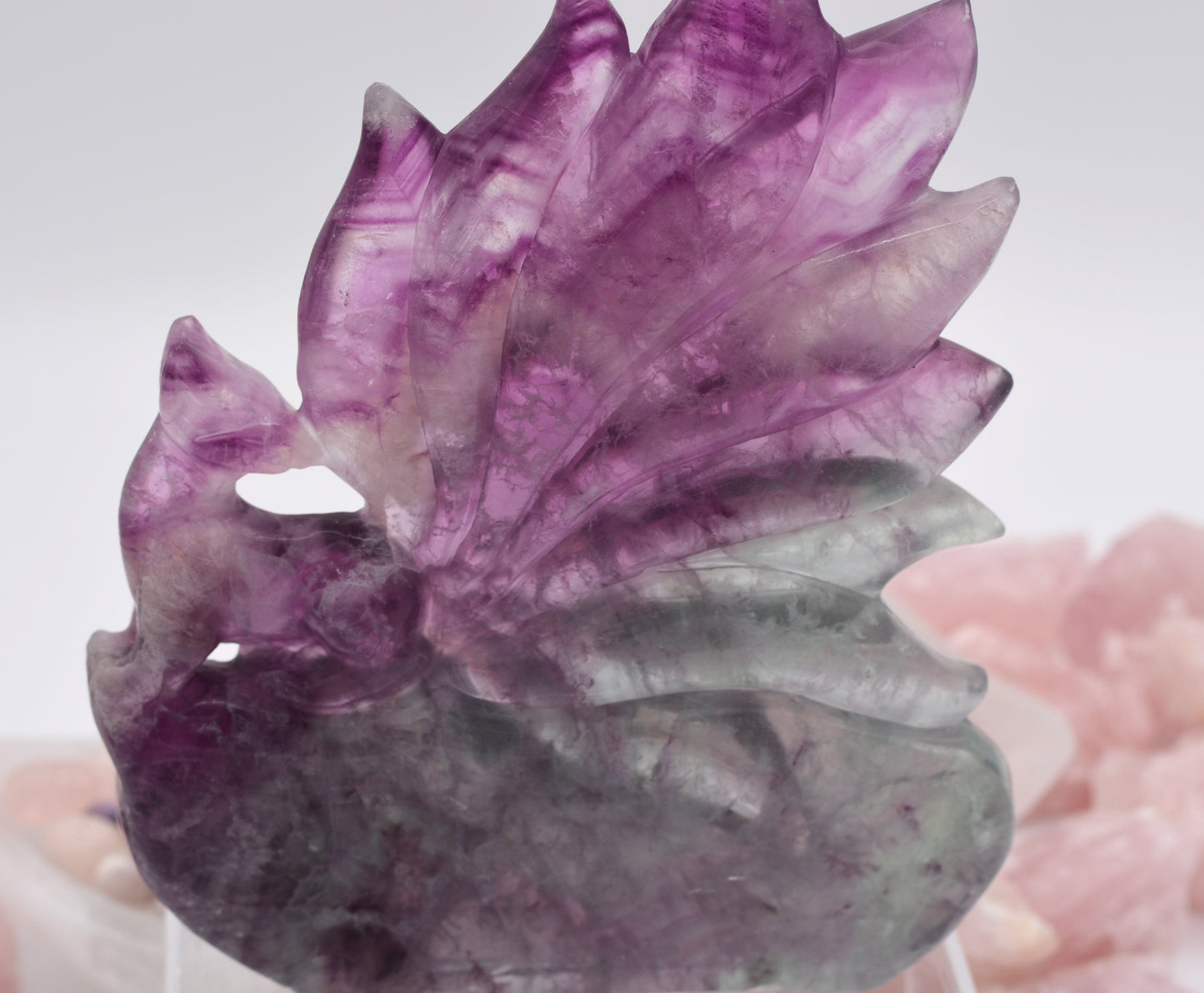 Watermelon Fluorite Nine-Tailed Fox