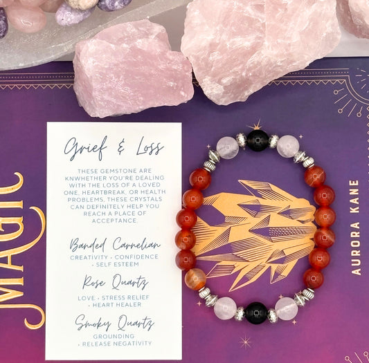 Crystal Intention Bracelet - Grief and Loss