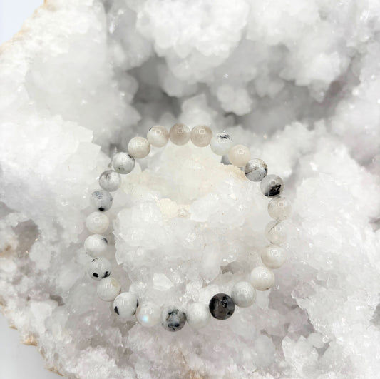Crystal Bracelet - Rainbow Moonstone