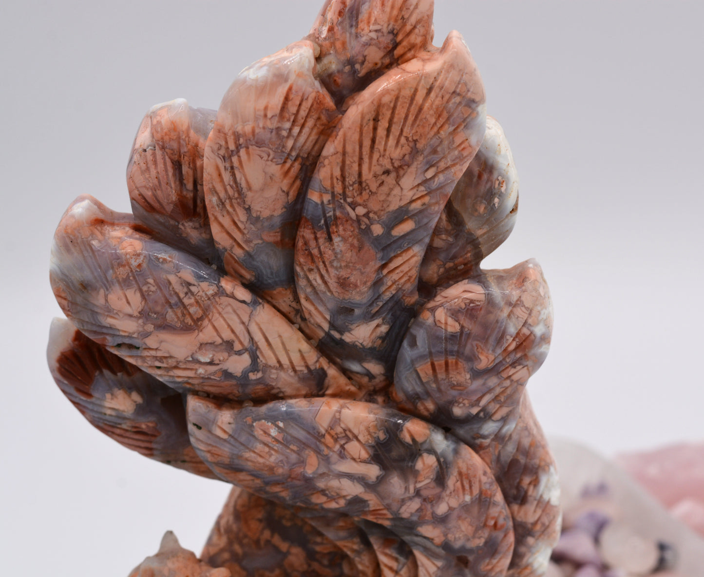 Pink Onyx Agate - Nine Tailed Fox