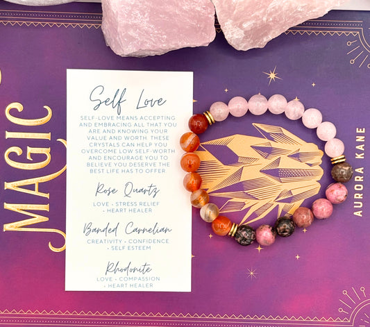 Crystal Intention Bracelet - Self-Love