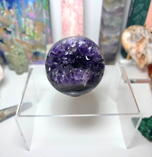 Sphere - Amethyst Cluster - B