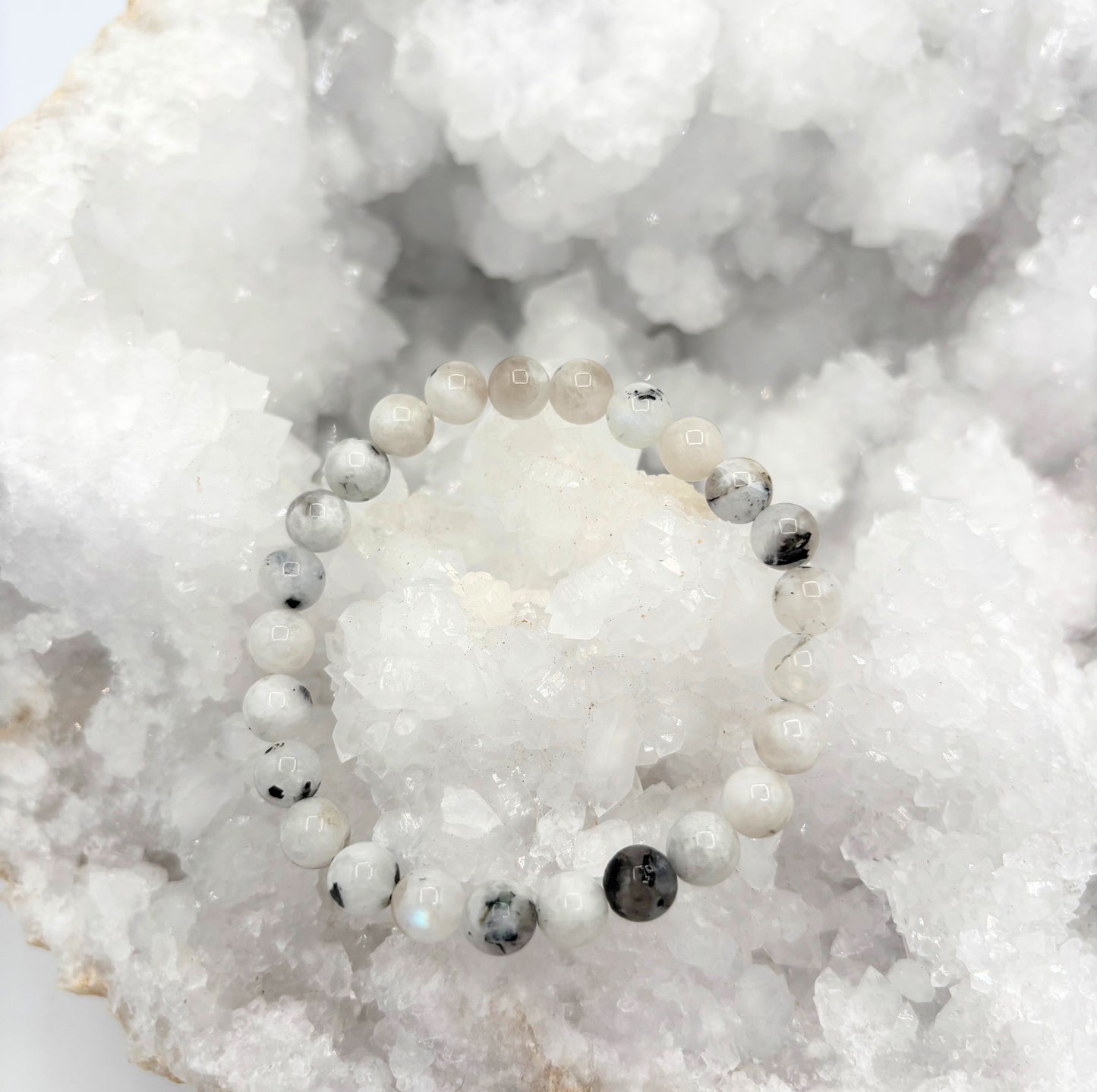 Crystal Bracelet - Rainbow Moonstone